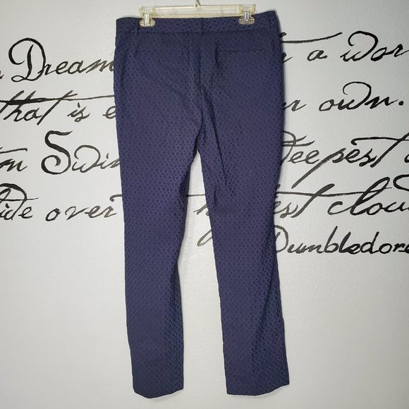 Mario Serrani Blue & Black Diamond Dress Pants, 12 - Picture 3 of 7